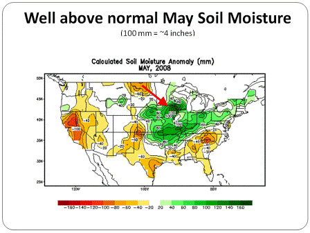 May 2008 Soil Moisture Anomaly