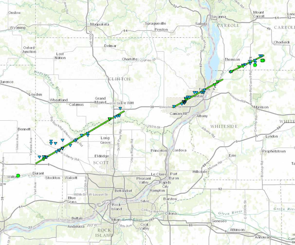 Map of Damage Survey