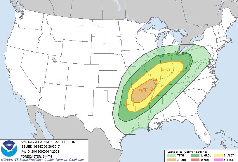 SPC Day 3 Categorical Outlook