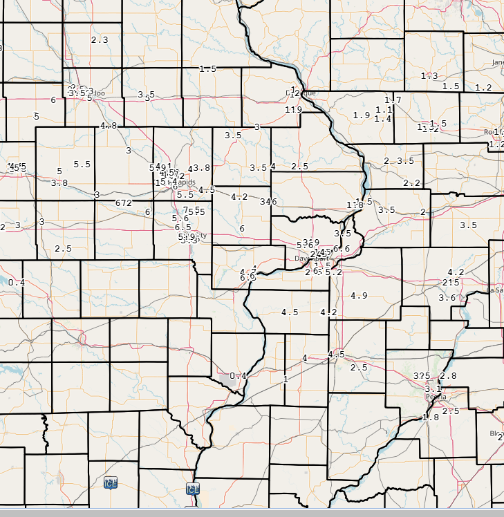 Storm Reports Map