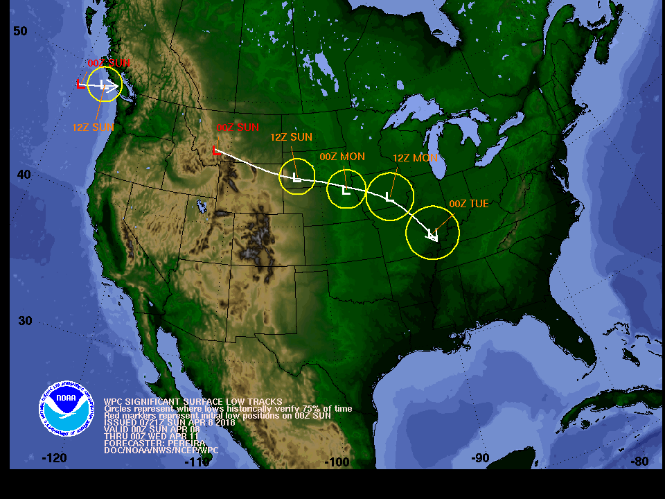Forecast Low Track