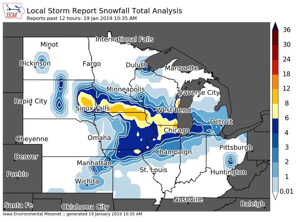 Snowfall Map