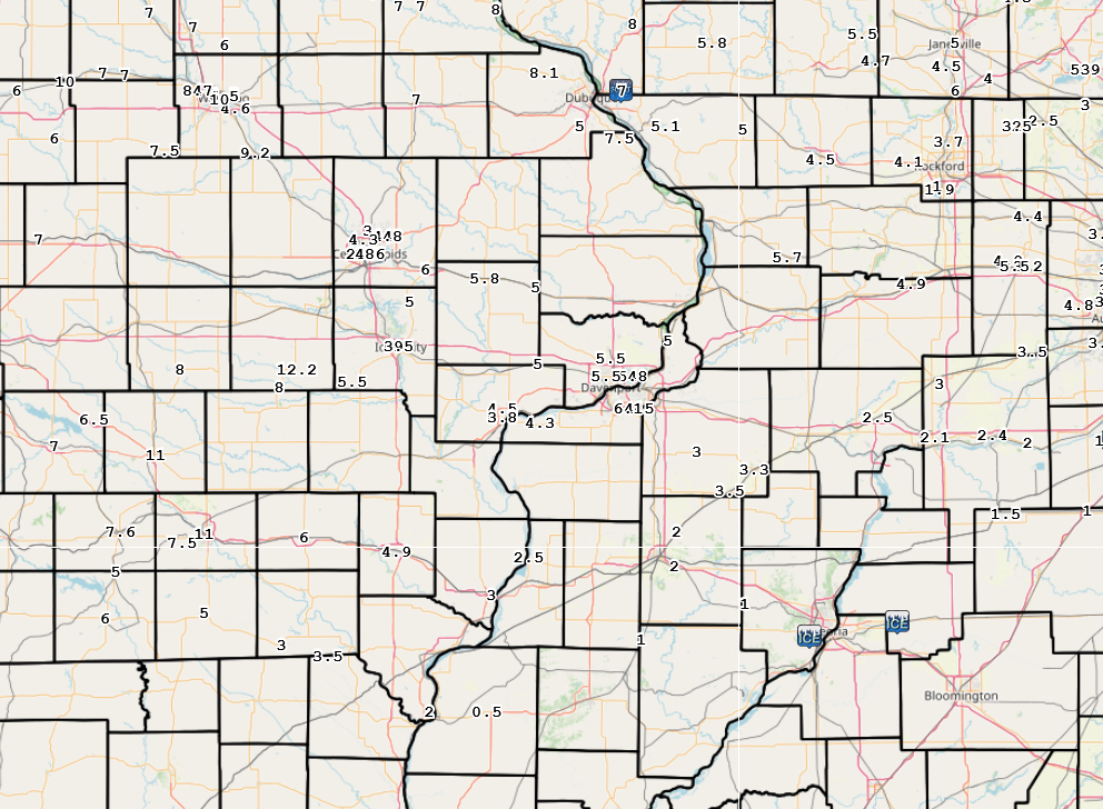 Storm Reports Map