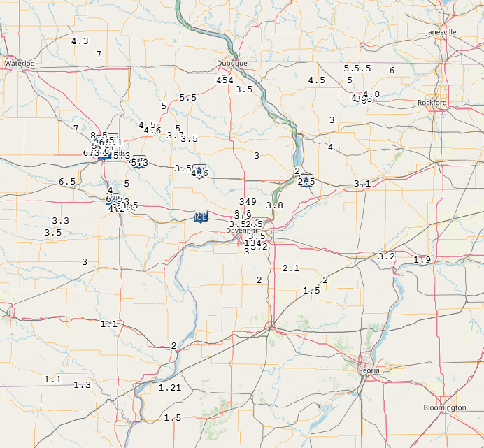 Storm Reports Map