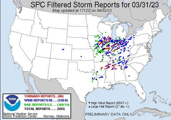 The Tornado Outbreak of March 31, 2023