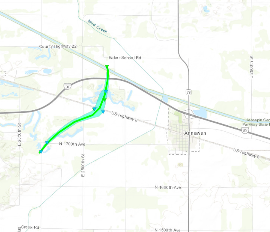 A track map will be posted after a damage survey is completed.