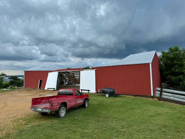 Preston, IA EF-1 Tornado Damage