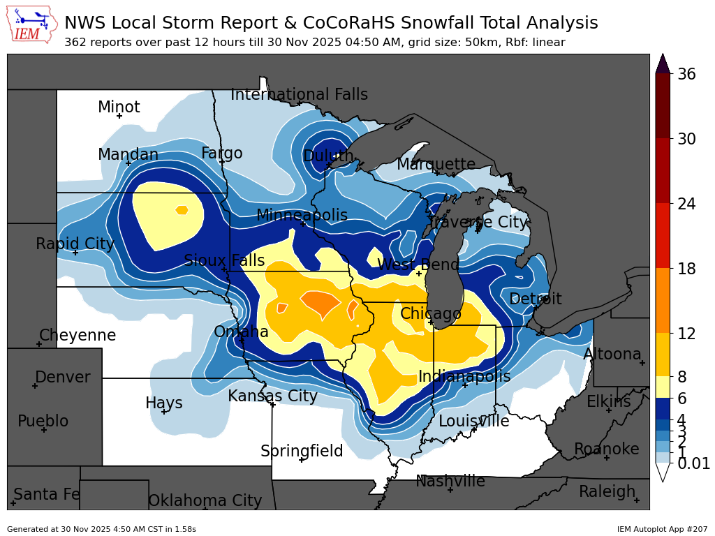Snow Totals