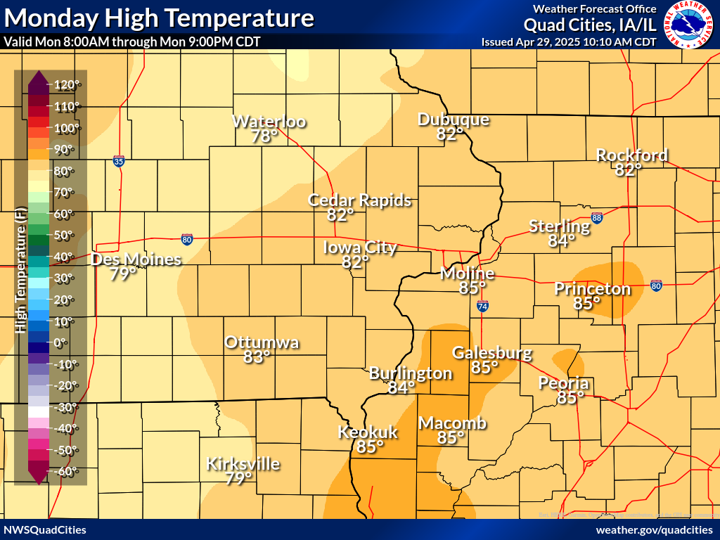 Observed 24-hour maximum temperature