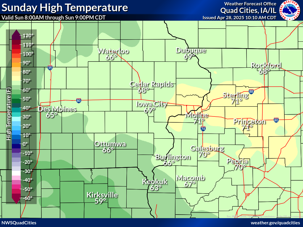 Observed 24-hour maximum temperature