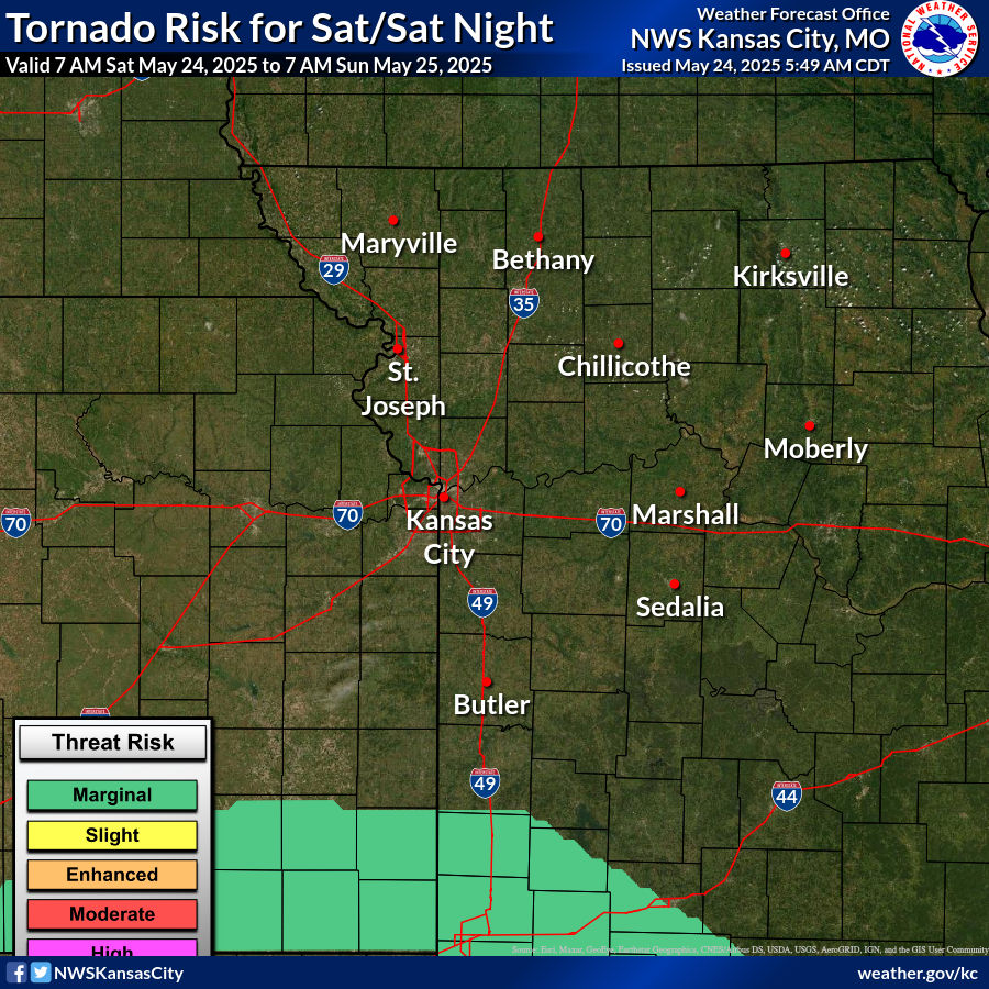 severe weather outlook Lafayette County MO