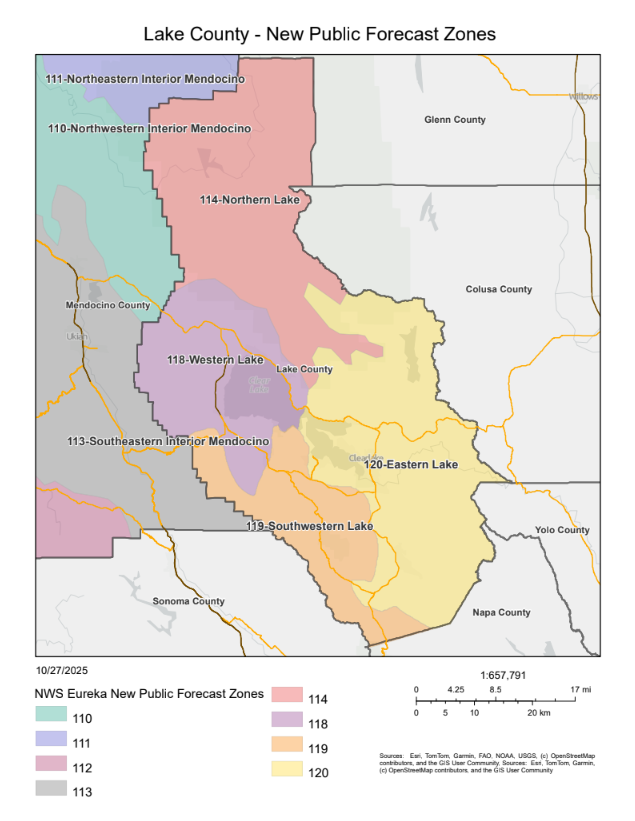 New Lake County Zone map