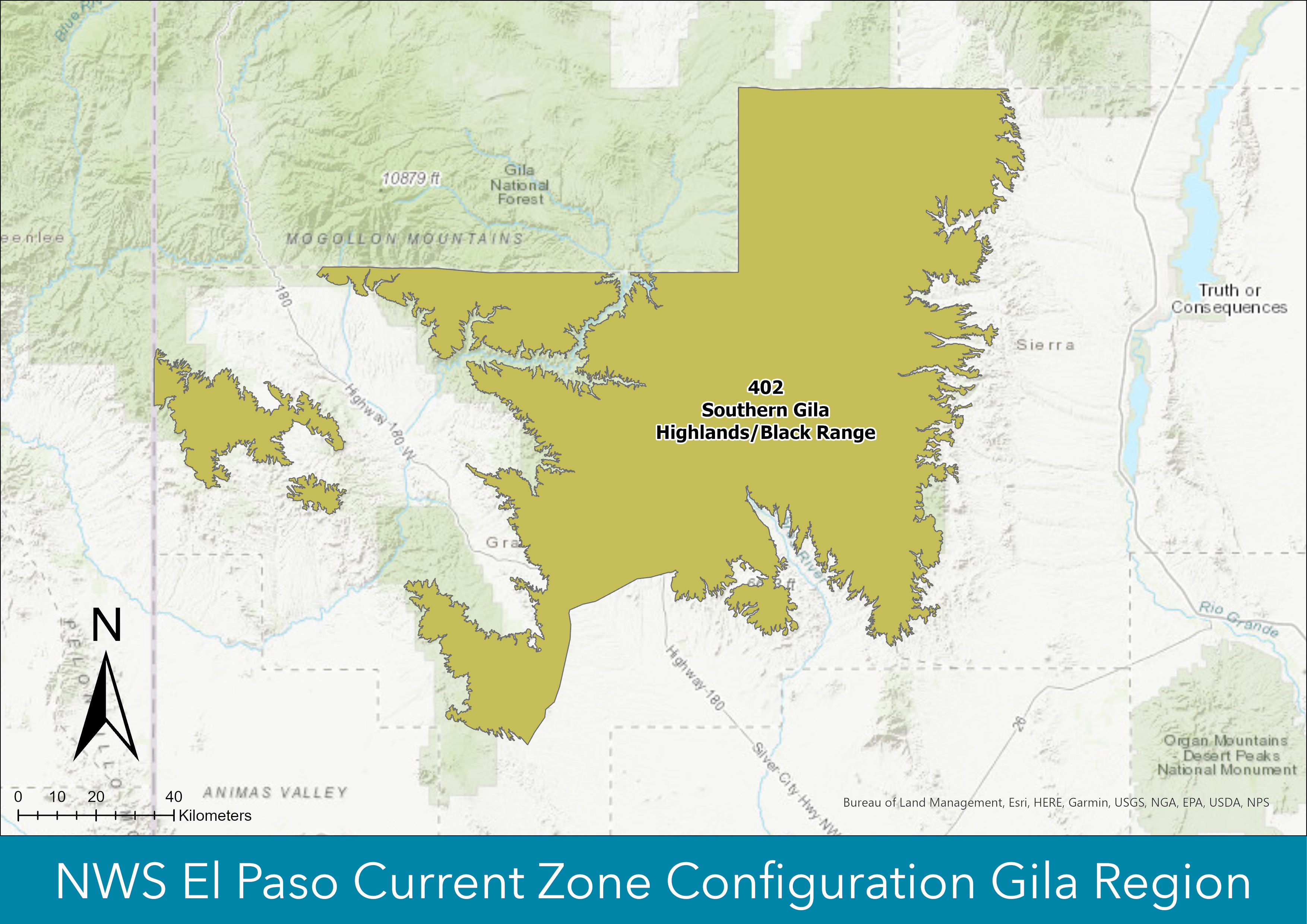 Current Gila zone 402