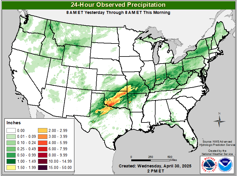 Observed precipitation CONUS_obs_precip