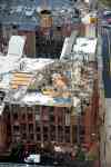 [ Cotton Mill Lofts. Roof was removed by the tornado and
                portions of the top floors collapsed all the way to the basement. ]