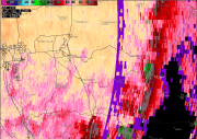 [ Velocity from Gilmer County Tornado. ]