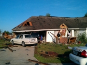 [ Debris and Downed Trees for Tornado. ]