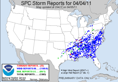 [ Storm Reports from April 4-5 Squall Line. ]