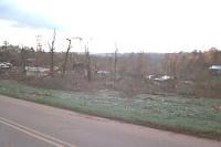 wide shot of damage