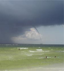 [ waterspout over the ocean near Destin Florida ]
