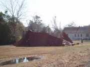 [ Demolished barn on HWY 11 ]