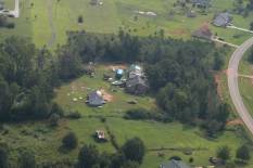 [ Aerial photo of Glenloch area damage.  (Carroll County EMA photo.) ]