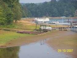 [ Lake Lanier in September 2007 as seen from Highway 60 in Hall County. ]