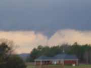 [ tornado as seen from Zebulon (Pike County), looking northwest. ]