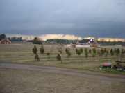 [ tornado as seen from Zebulon (Pike County), looking northwest. ]