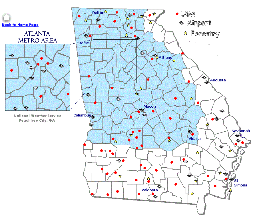 map of all reporting stations