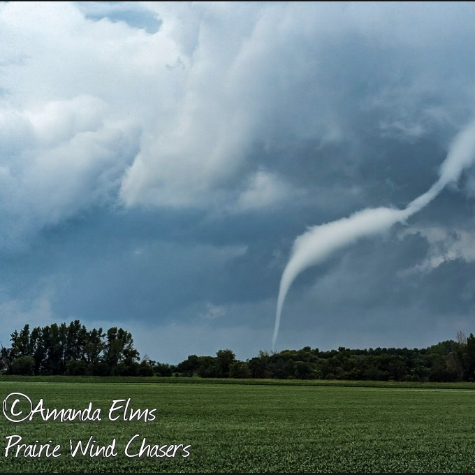Tornado near Borup, MN - Photo Courtesy of Amanda Elms