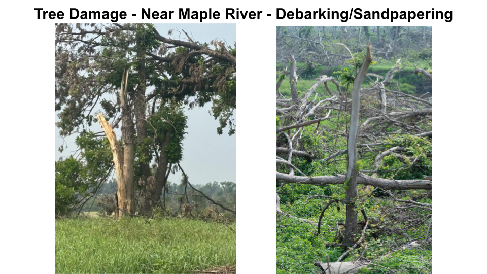 Lightning illuminated supercell prior to the EF3 Tornado near Enderlin, ND