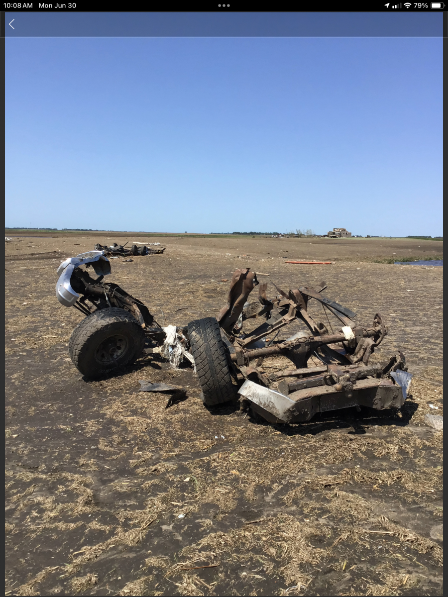 EF2 Tornado near Spiritwood, ND roping out