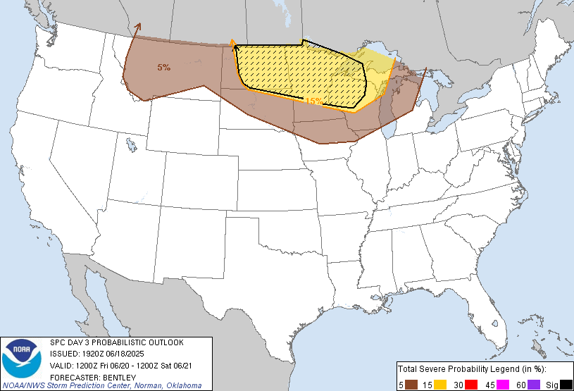 SPC Day 3 Probabilistic Outlook