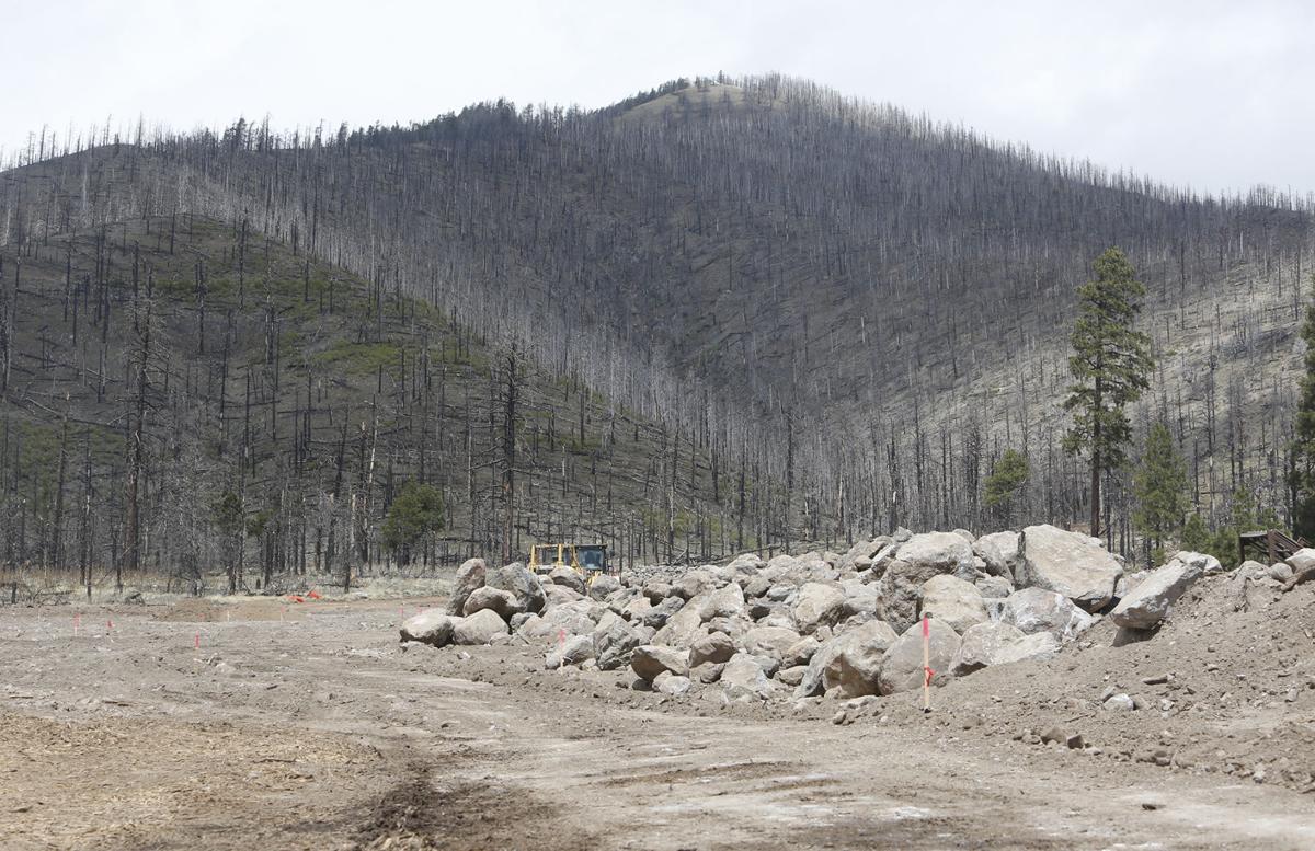 Flood mitigation work for areas downslope of the Schultz Fire burn area was completed in the summer of 2015 after the flooding in 2010 occurred.