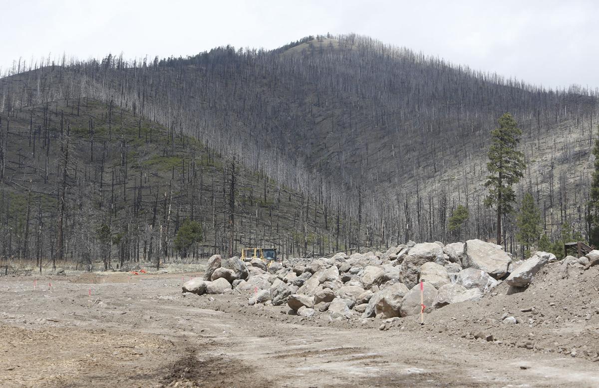 Flood mitigation work for areas downslope of the Schultz Fire burn area was completedÂ in the summerÂ of 2015 after the flooding in 2010 occurred.