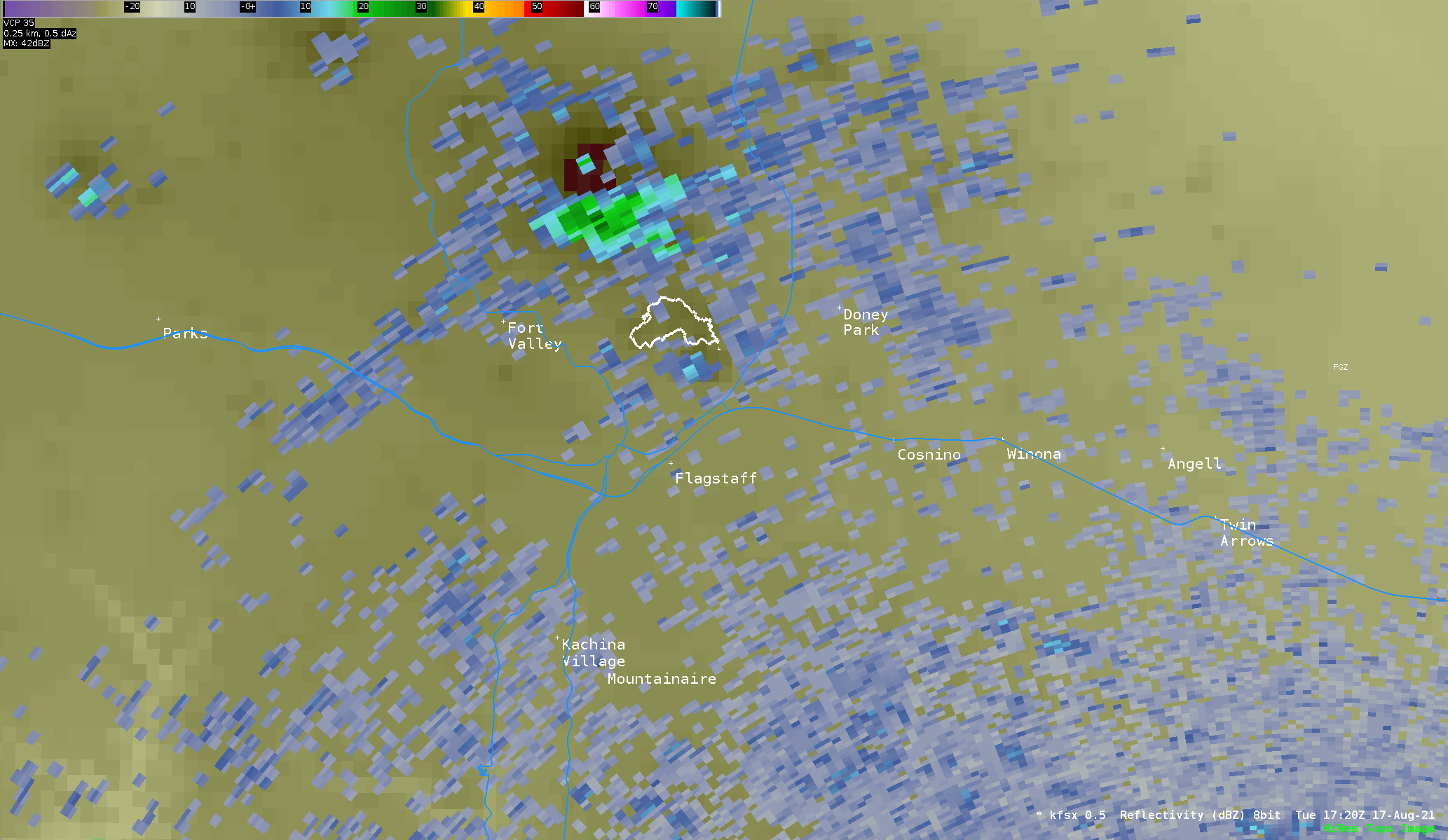 Radar Loop August 17
