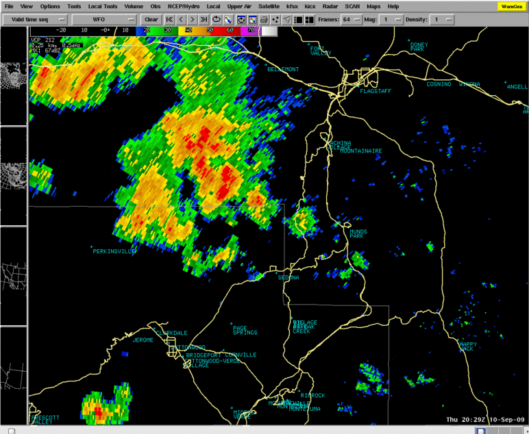 Radar Loop September 10th, 2009 From 1:29pm To 2:59pm
