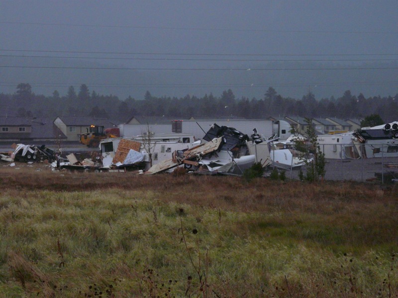 Bellemont RV Park Tornado Damage