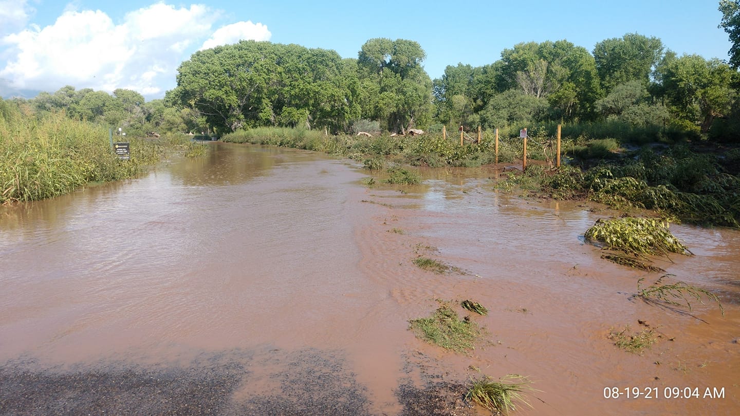 Comanche Dr Flooding in Cottonwood