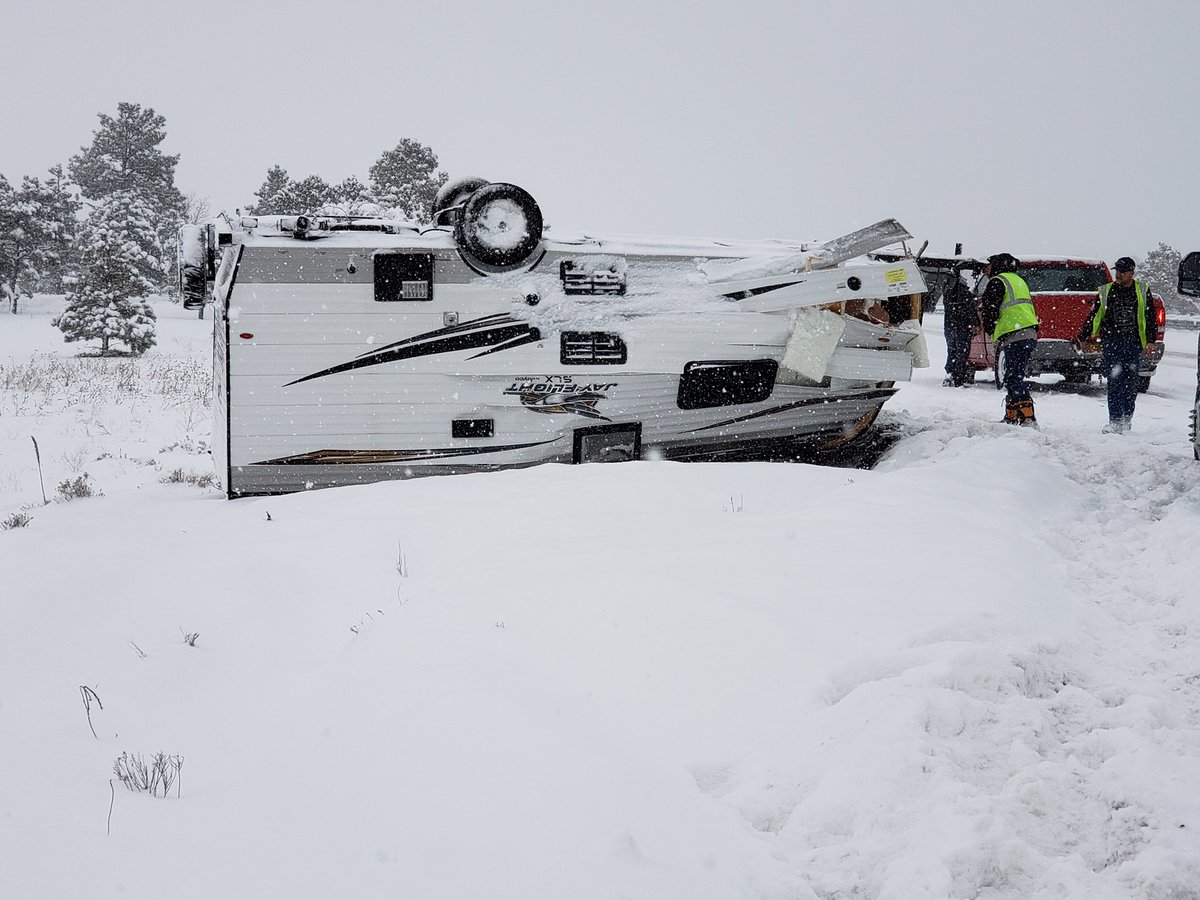 I-40 Westbound RV Wreck