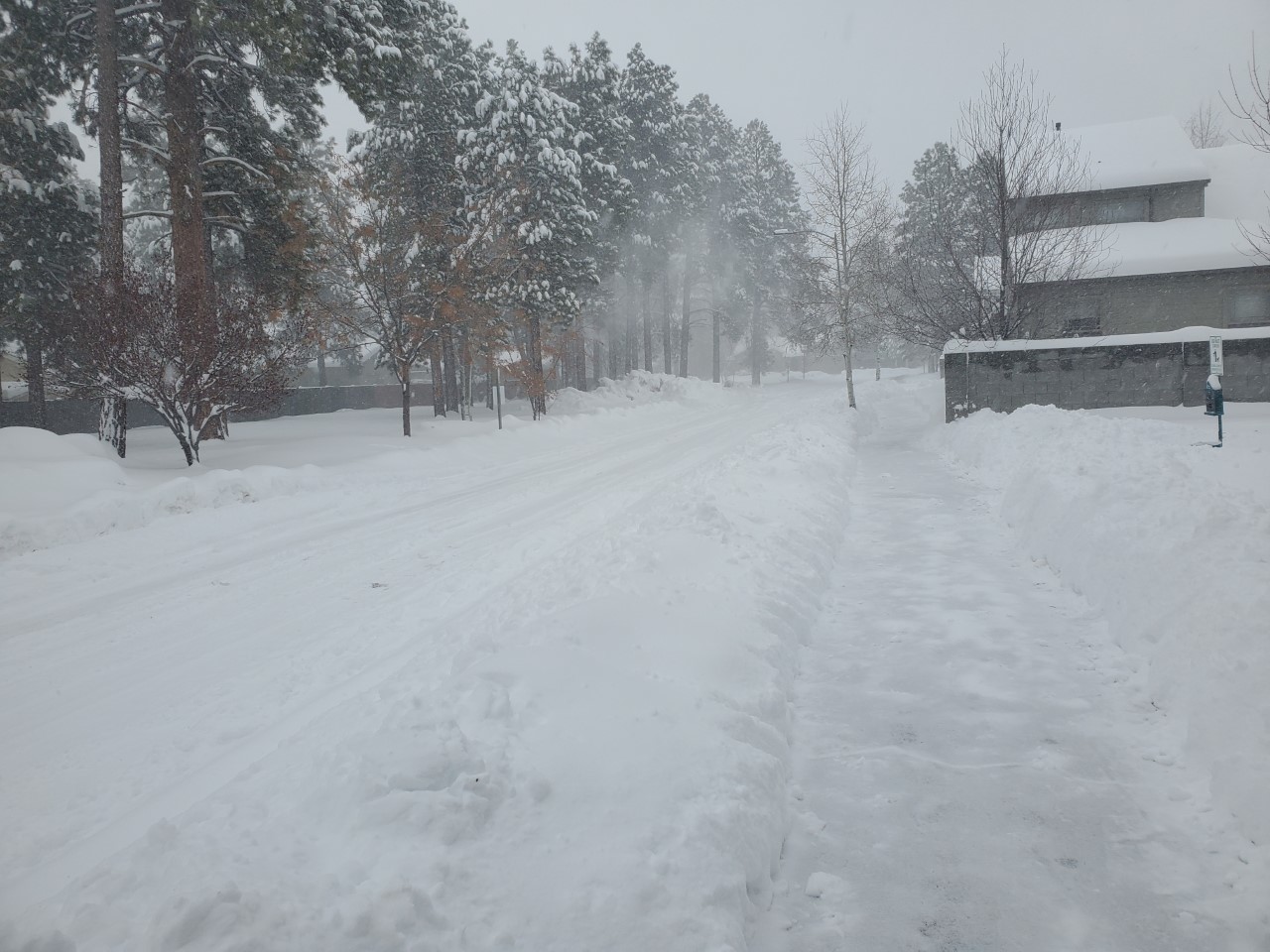 Heavy snow in Flagstaff
