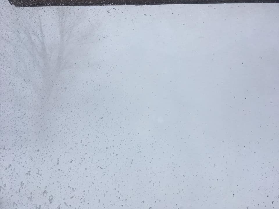 Near blizzard conditions north of Ash Fork