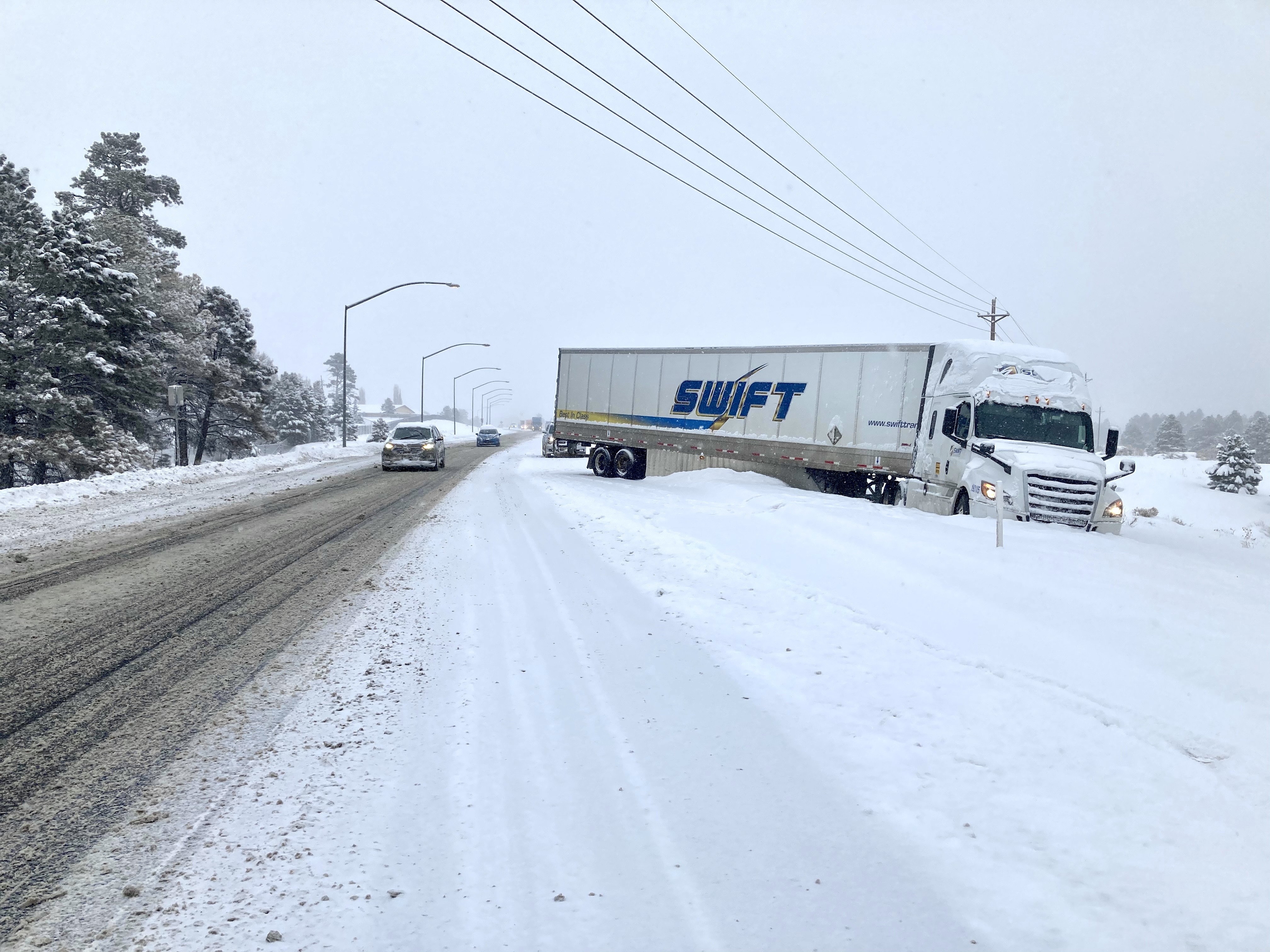 I-40 Slideoff in Flagstaff