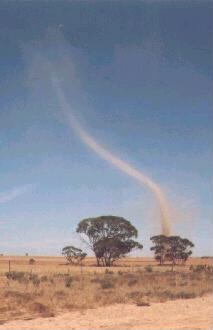 Image of a dust devil.
