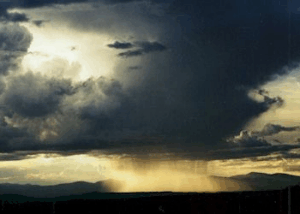 Image of a monsoon thunderstorm