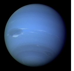 the dark spot on neptune from voyager 2