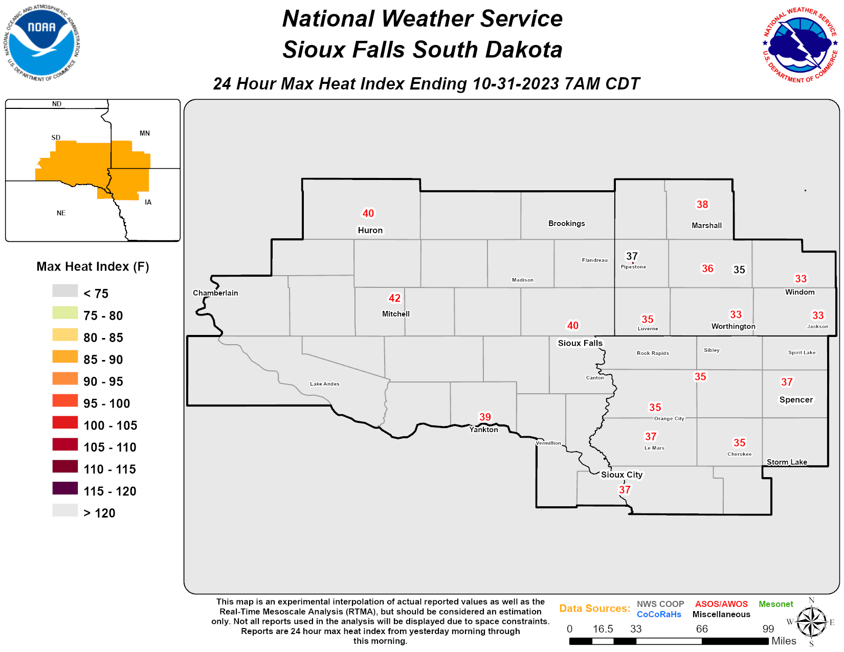 Daily Maps for 24 Hour Weather Reports