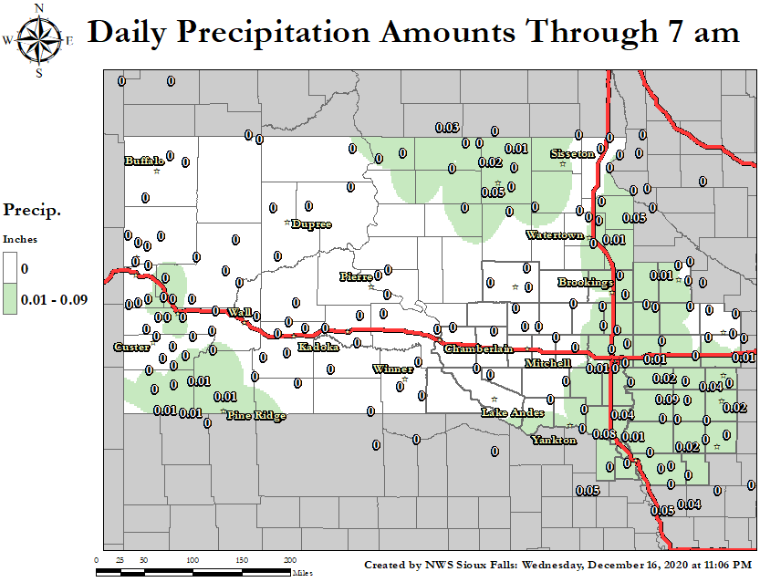 24 Hour Precipitation Map. Click map for a larger view.