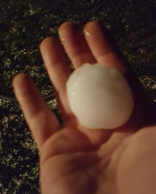 Hail in White Lake